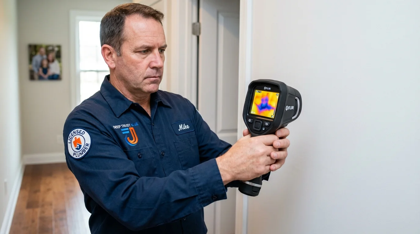 Thermal imaging leak detection by Johns Plumbing LLC in Show Low